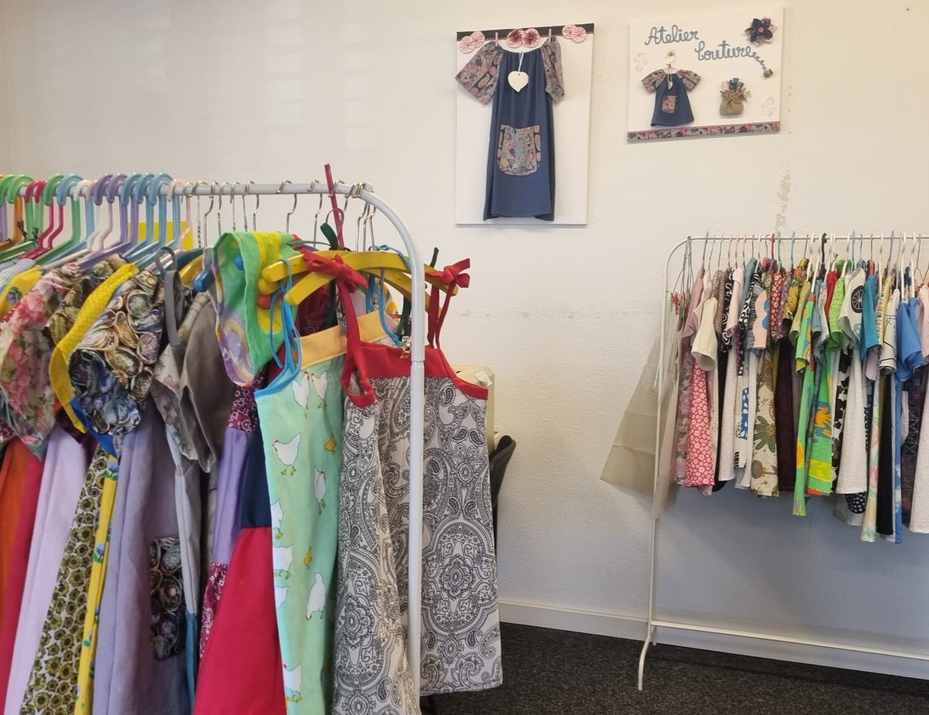 les robes réalisées à l'atrlier