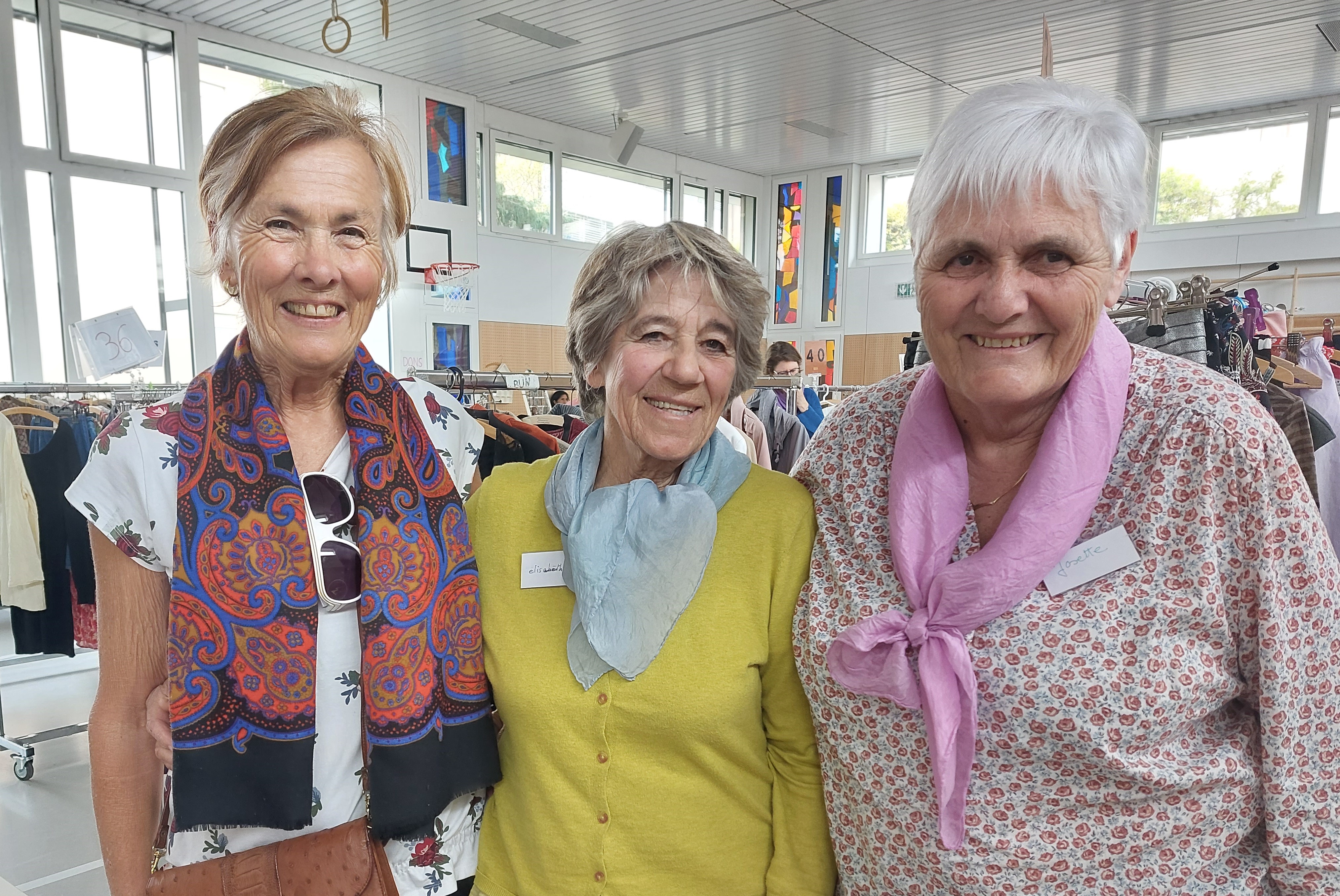 Photo de Mary Pivoda, Elisabeth Durgnat et Josette Tripet